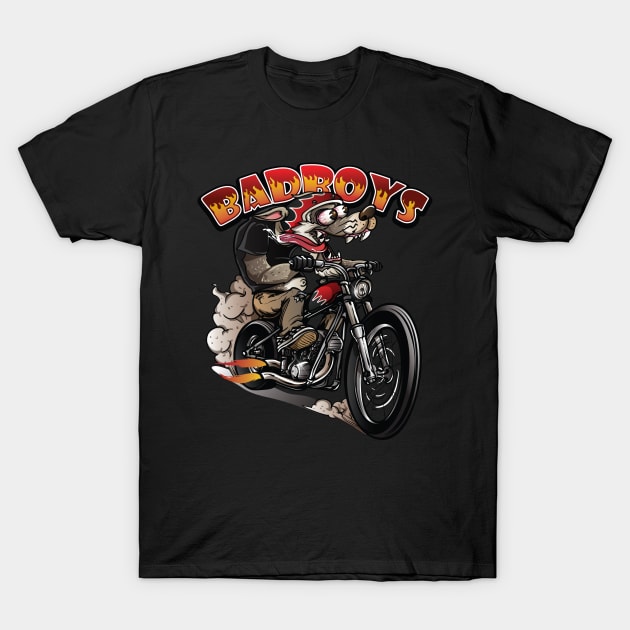 Bad Boys Rockabilly Dog T-Shirt by GermanStreetwear